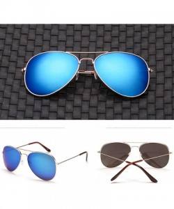 Aviator Men's and Women's Sunglasses Classic Oversized Aviator - Multicolor L - C718TSW4TRX $8.02