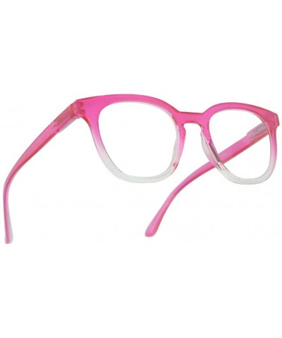 Oversized Semi Oversized Readers Strength Tortoise - Acrylic Pink - CJ196MW25GH $16.22