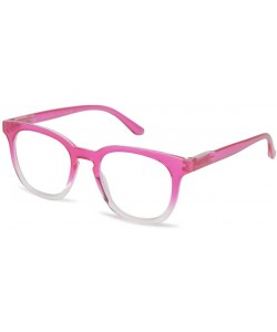 Oversized Semi Oversized Readers Strength Tortoise - Acrylic Pink - CJ196MW25GH $16.22