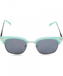 Square Women's Water Color Square Hideaway Bifocal Sunglasses - Turquoise/Silver - 50 mm + 1.5 - CF189SS52DZ $28.96