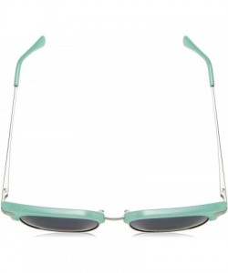 Square Women's Water Color Square Hideaway Bifocal Sunglasses - Turquoise/Silver - 50 mm + 1.5 - CF189SS52DZ $28.96