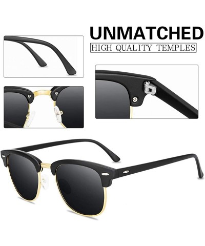 Rimless Unisex Polarized Sunglasses for Men and Women Brand Designer Classic Sun glasses UV400 Protection - C018XTUAL69 $19.33