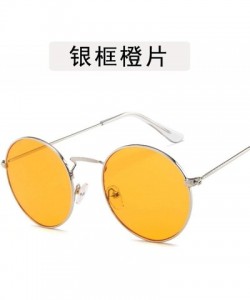 Rimless Round Sunglasses Summer Women Small Glasses Lady Luxury Mirror Retro Metal Sun Vintage Tiny Female - 5 - C1198ZXX8GG ...