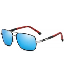 Oversized New Men's Polarized Sunglasses Color Film Polarizer Casual Sports Sunglasses Driving Mirror - CK190MUYTQW $29.82