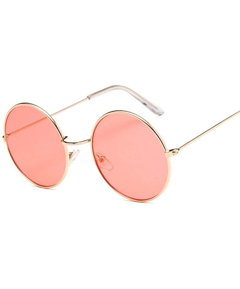 Retro Round Sunglasses Women Brand Designer Sun Glasses Alloy Mirror Female Gold Cp198a4lh03 7120