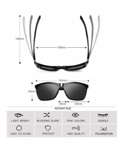 Sport Polarized Sunglasses for Men Aluminum Mens Sunglasses Driving Rectangular Sun Glasses For Men/Women - CS18TLTAYML $14.49