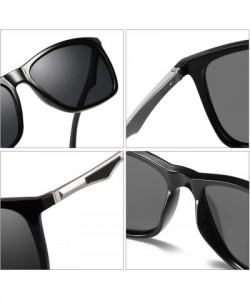 Sport Polarized Sunglasses for Men Aluminum Mens Sunglasses Driving Rectangular Sun Glasses For Men/Women - CS18TLTAYML $14.49