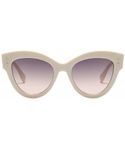 Cat Eye Fashion Cat Eye Sunglasses for Women Retro Oversized Square Sunglasses - C - CR190HXDDAN $9.98