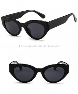 Rimless Mens Womens Retro Vintage Rapper Oval Shape Frame Sunglasses Eyewears - F - CJ193XIXCU7 $8.79