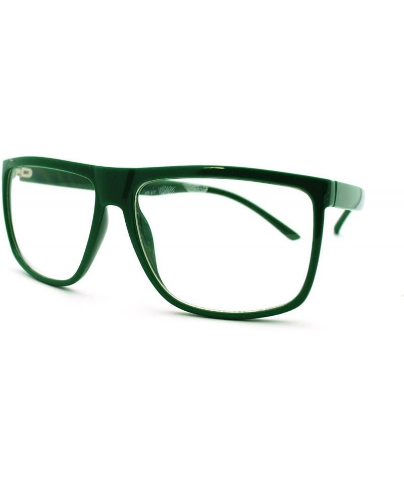 Oversized Clear Lens Glasses Nerdy Square Rectangular Fashion