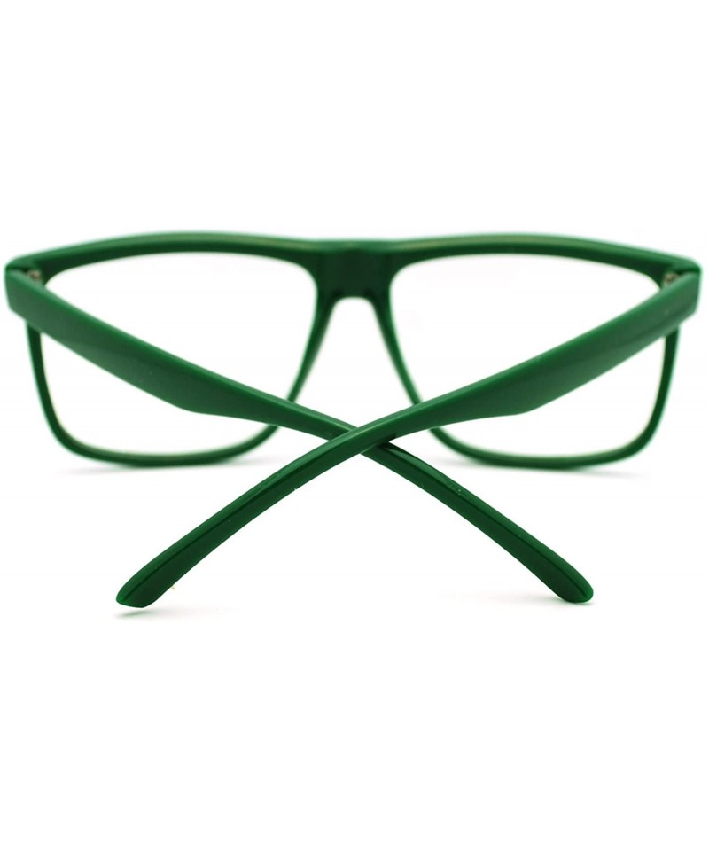 3pairs Plastic Oversized Square Frame Eyeglasses With Chain-shaped Leg,  Assorted Colors Available, Women's Fashionable Non-prescription Glasses