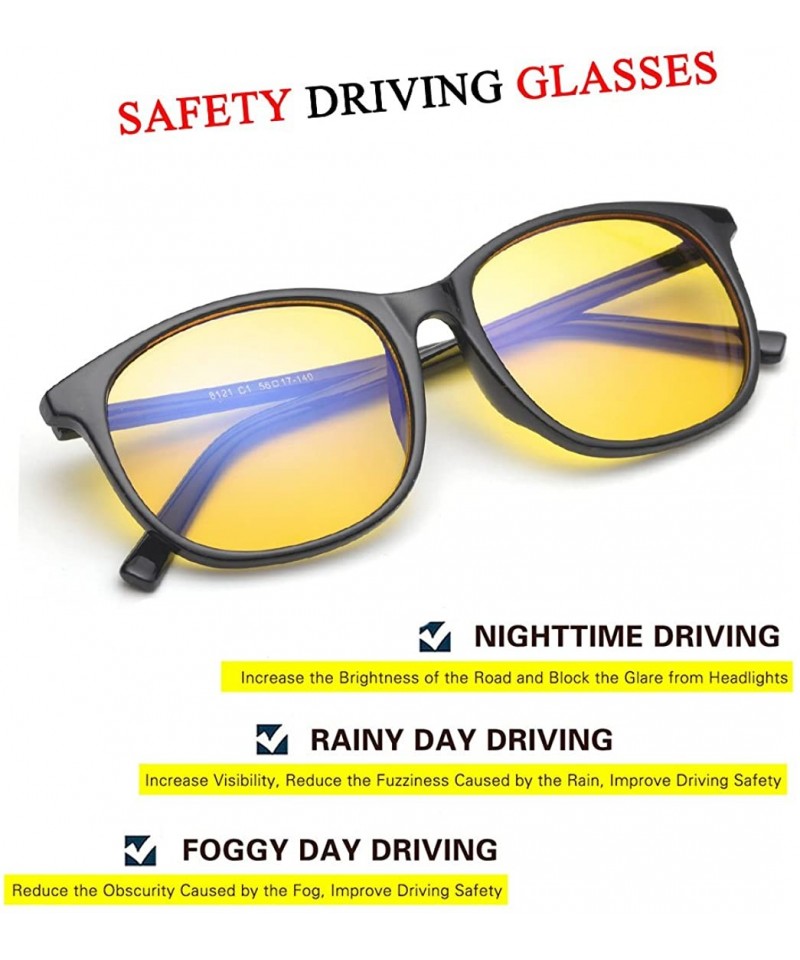 Nighttime Driving Glasses - Black