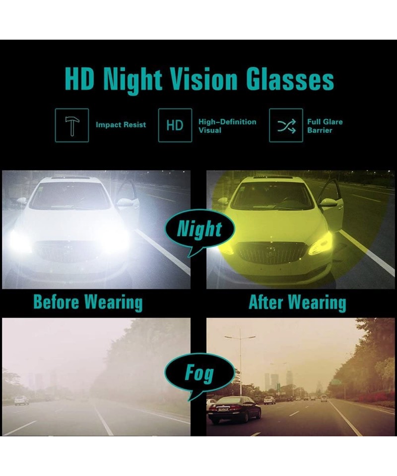 Night Driving Glasses Anti-Glare Night Vision Glasses Men Women