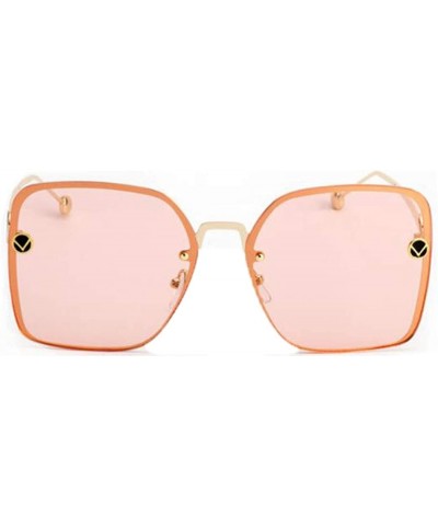 Aviator 2019 new sunglasses ladies fashion big box sunglasses- marine film sunglasses female tide - C - CB18S0XWZGI $30.87