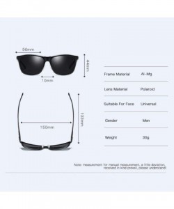 Aviator Polarizing sunglasses- Al-Mg driving glasses- sunglasses- outdoor sports cycling glasses - G - CP18Q6ZNSQI $30.80