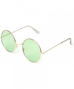 Goggle Sun Glasses Round Sunglasses Vintage Women Men Glasses Retro Fashion Lens Shades Ocean-8 - CW199I34I8U $19.43