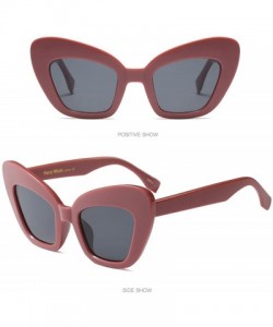Sport Fashion Vintage Irregular Big Frame Sunglasses-Retro Eyewear Fashion Ladies Man - B - C318Q3Z823E $8.92