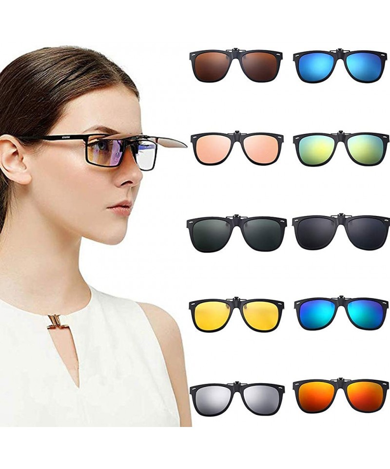 Amazon.com: BLUE CUT Clip on Polarized Night vision Glasses Flip up Sunglasses  UV-400 to Wear Over prescription Glasses for night driving : Clothing,  Shoes & Jewelry