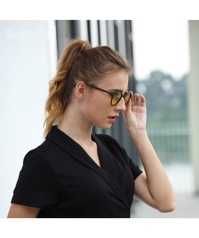 Sport Polarized Round Sunglasses Men Women Retro Ultralight Circle Sunglasses UV400 Protection - C2194C7EU9D $15.76