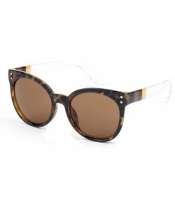 Goggle Women Round Cat Eye Sunglasses - Tortoise - C618WU7Z2Z6 $19.39