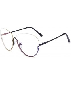 Rectangle Rimless Metal Frame Retro Sunglasses Fashion Men Women