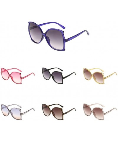 Rectangular Irregular Fashion Sunglasses Multicolor - Multicolor C - C918EQELOT7 $9.16