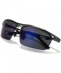 Sport Sports Sunglasses Drive Polarized Sunglasses HD Outdoor Glasses - Gun Gray Color - CX183AXXALH $40.63