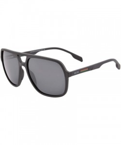 Oversized Lightweight Sunglasses Polarizing Women SH2002 - Black Frame - CZ193UALALT $14.18