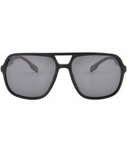 Oversized Lightweight Sunglasses Polarizing Women SH2002 - Black Frame - CZ193UALALT $14.18