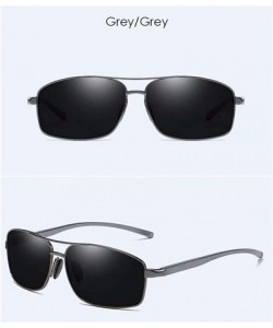 Aviator Polarizing sunglasses Metal polarizing sunglasses - B - CF18QCC6CIL $24.38