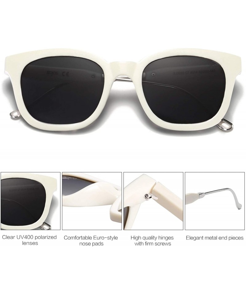 Classic Square Polarized Sunglasses Unisex UV400 Mirrored Glasses ...