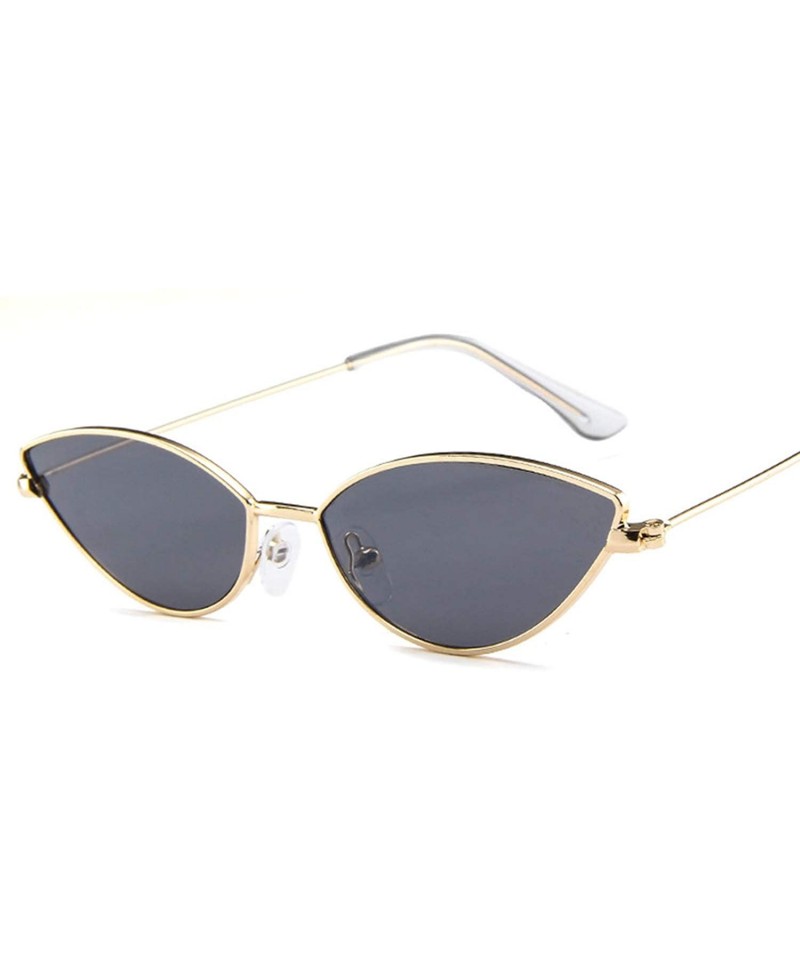 Cat eye store metal frame sunglasses