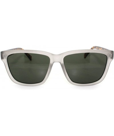 Square Hip Retro Modern Unisex Sunglasses Square Rectangular Frame - Gray Tort - CO11RMGHWYJ $12.05