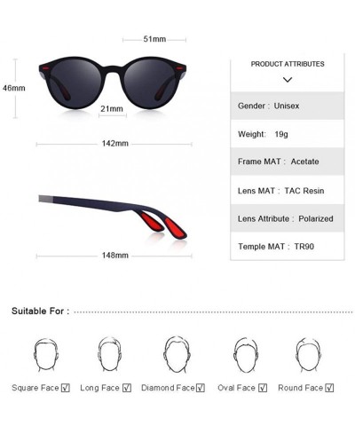 Aviator DESIGN Men Women Classic Retro Rivet Polarized Sunglasses TR90 Legs C01 Black - C02 Matte Black - C318XE085Y2 $11.24