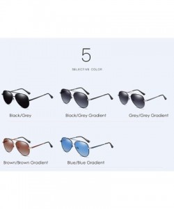 Aviator Sunglasses Men's Polarizing Sunglasses Classic Toad Lens Polarizing Sunglasses Driving - A - C418QR77KGY $28.30