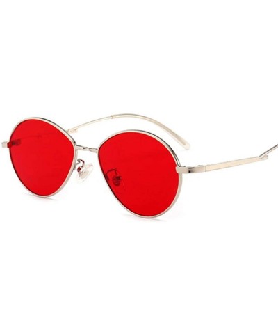 2018 Brand Designer Cat Eye Sunglasses Women Vintage Metal Reflective ...