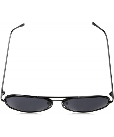 Aviator Diamond Bar Aviator Sunglasses - Black - CJ185IS02HR $13.91