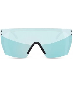 Shield Lazer Face Z87 Sunglasses - Arctic Chrome - CE12OCZK608 $47.31