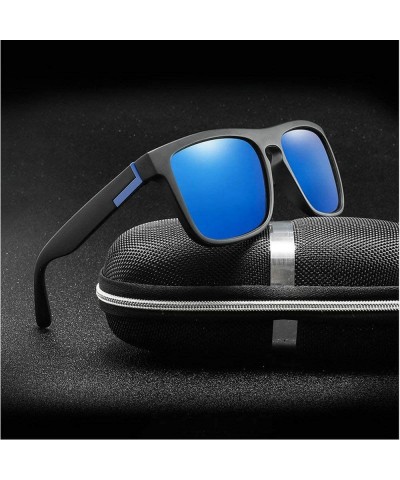 Square Ultra light Square Myopic Polarized Sunglasses Nearsighted Polarized Fashion Square Men Driving Mirror - CF18Y2RUA9C $...