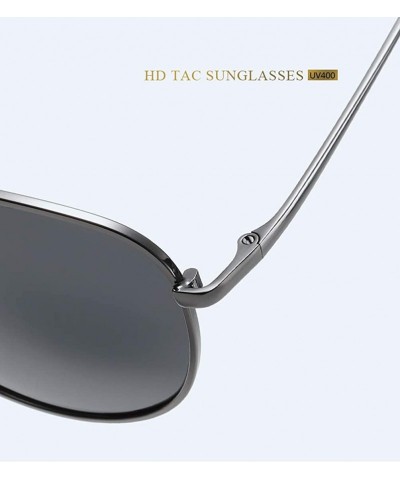 Goggle 2020 Classic Polarized Aviator Sunglasses for Women and Men Metal Frame Pilot Style - Grey - CK194OSHRQM $8.27