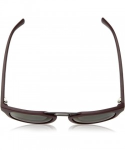 Square Men's N3628sp Square Sunglasses - Matte Oxblood/Gold Polarized - CA186SYXOTW $57.21