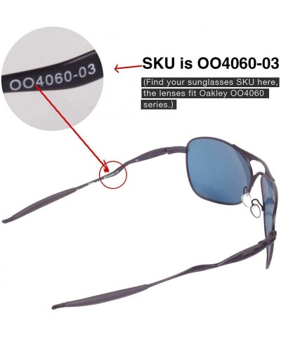 Sport Replacement Lenses New Crosshair (2012 or Later) Sunglasses - 5 Options Available - Black - Polarized - C111JS6O9GZ $23.21