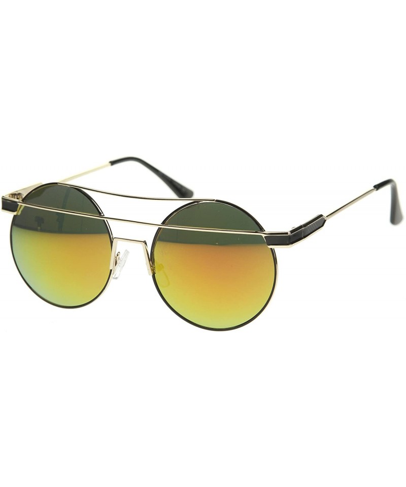 POSITANO  Round sunglasses with black metal frame – LIBERTY+BLUSH
