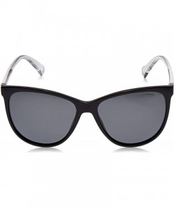 Cat Eye Women's Pld4058/S Cat-Eye Sunglasses - Black - C6186Y2Y63L $38.66