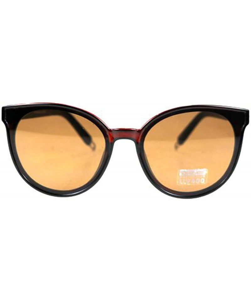 Cat Eye Cat Eye Collection Sunglasses - Coffee - CA18A909RAD $18.80