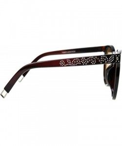 Cat Eye Cat Eye Collection Sunglasses - Coffee - CA18A909RAD $18.80