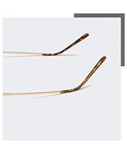 Round Retro Metal Small Frame Sunglasses UV UV400 56mm for Men Women - Brown - CM18THZGADG $9.15