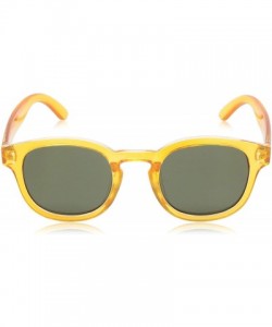 Round Moe Round Sunglasses - Yellow - CW18NCK7UUE $16.47