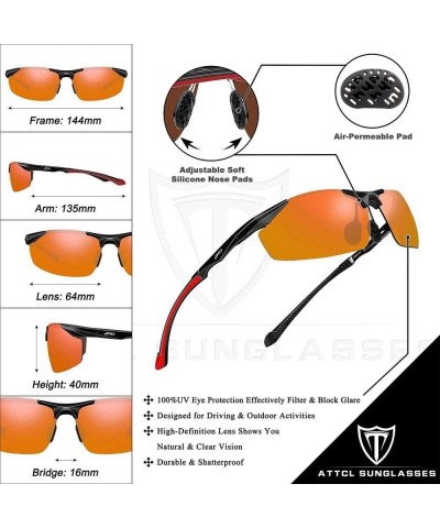 ATTCL Men's Sports Sunglasses Man Polarized Driving glasses