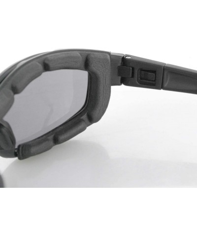 Sport BRW101 XRH Sunglasses- Black Frame/2 Frame Fronts (Smoked and Clear) - C8113Q4MMRD $36.19